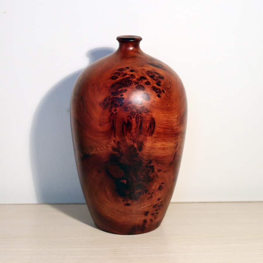Đồ phong thủy gỗ hương tự nhiên: bình phay, bình phú quý, tượng mini - 13
