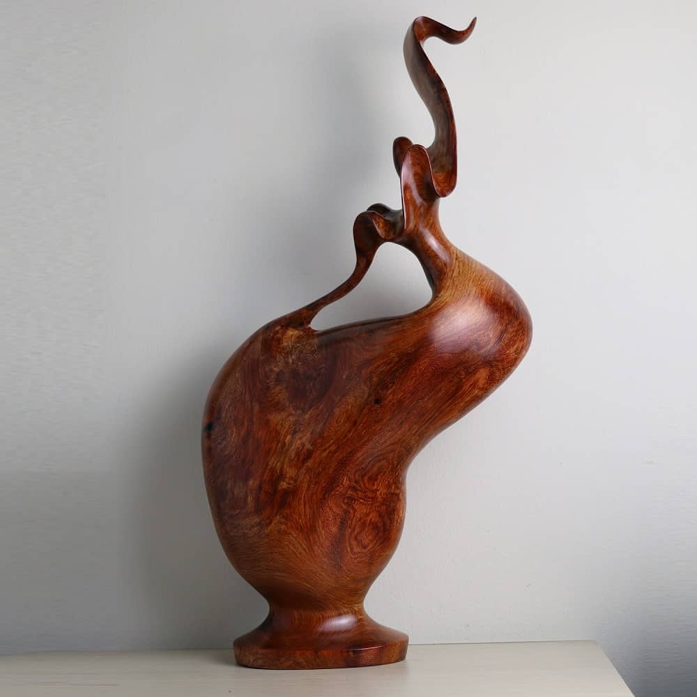Đồ phong thủy gỗ hương tự nhiên: bình phay, bình phú quý, tượng mini - 6
